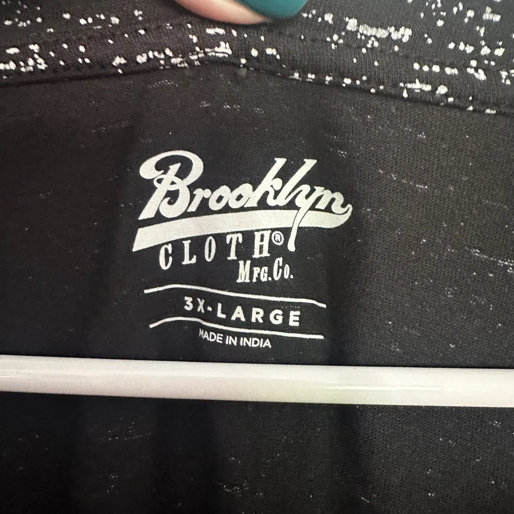 Men’s Brooklyn Cloth MFG. Co Monochrome Speckled Tee size 3XL - Picture 4 of 4